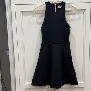 Hollister Fit & Flare skater tank mini dress black. Size XS.